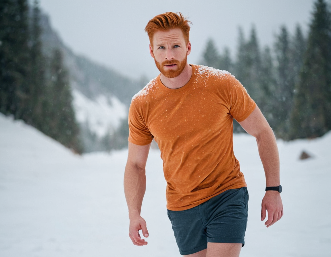 Remera Naranja