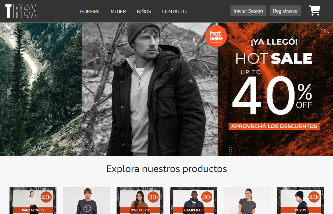 Captura Web de TREX