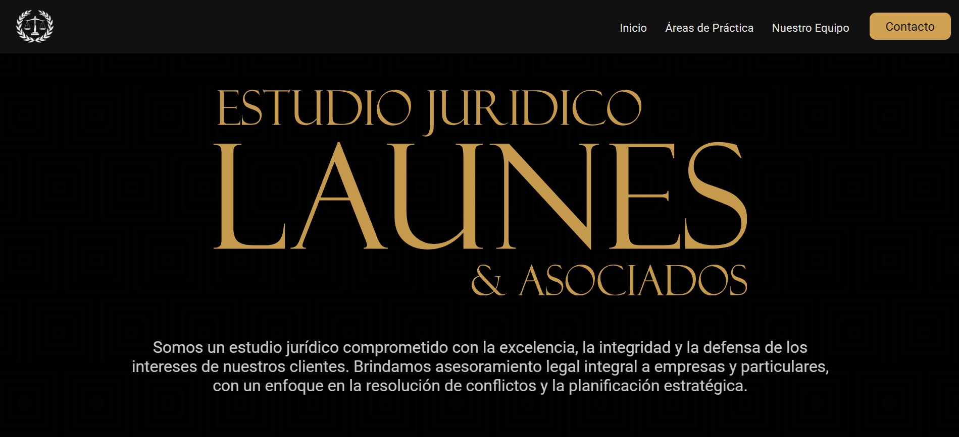Captura Web de Estudio Jurídico