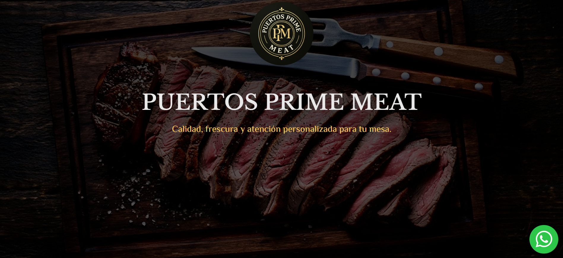 Captura Web de Venta de Carnes