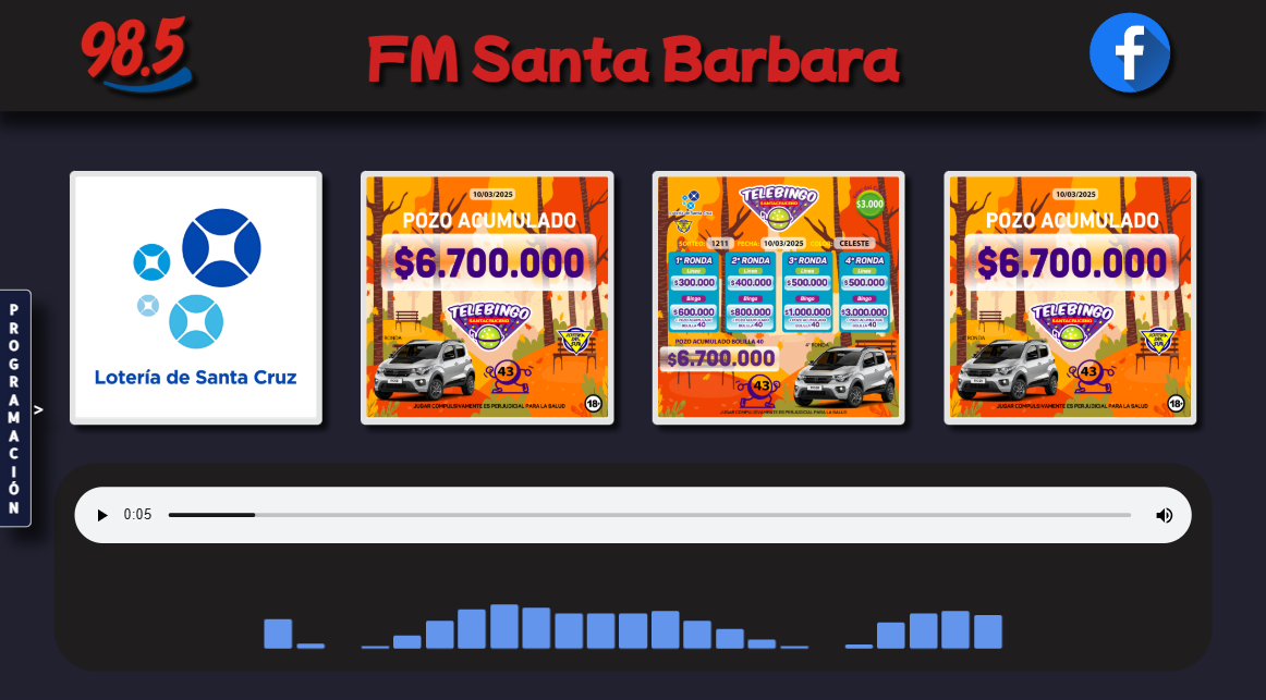 Captura Web de Radio Santa Barbara