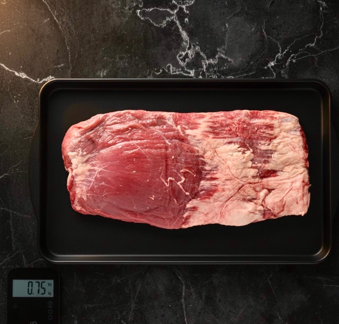 Corte de bife de vacío premium de Puertos Prime Meat